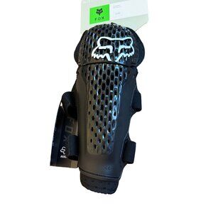 Fox Titan Sport Knee Guard Black White Logo Single Guard Size Large XL NWT NEW